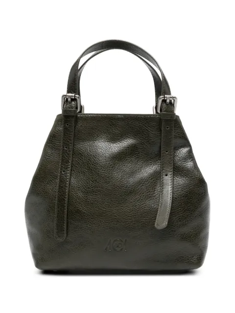 AUTENTICA 504 small Galatea buckle top-handle tote bag Green GSNM084