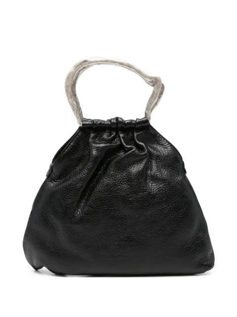 AUTENTICA 504 small Delia textured tote bag Black DPSNM099