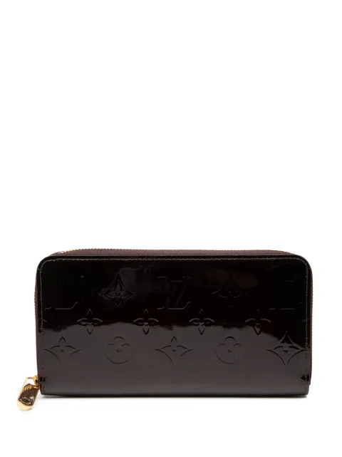 Louis Vuitton Pre-Owned 2009 Monogram Vernis Zippy Wallet long wallets Purple 1F1GGUWL1EE3LN8T