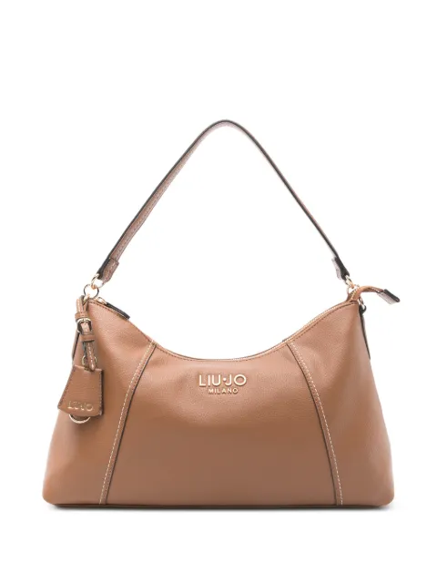 LIU JO Trepida logo-detail shoulder bag Brown AA6164E1012