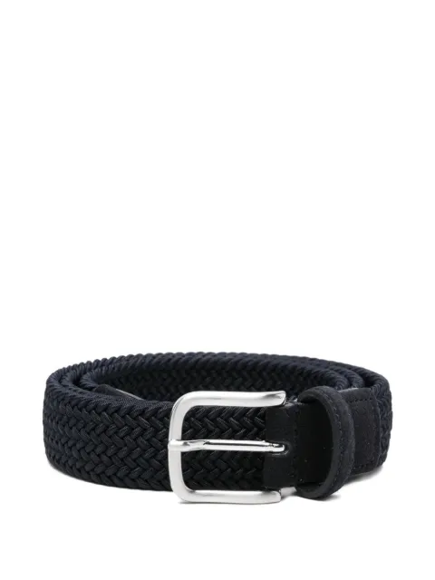 Emporio Armani braided-design belt Blue EM005832AF25478