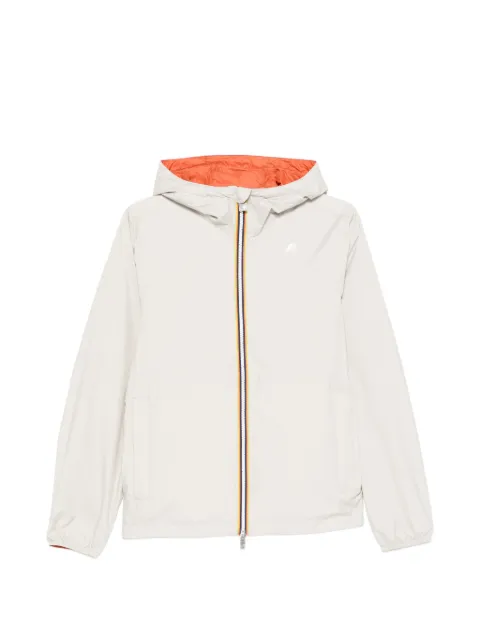 K-Way Jake Plus.2 hooded reversible jacket Neutrals K2124EW
