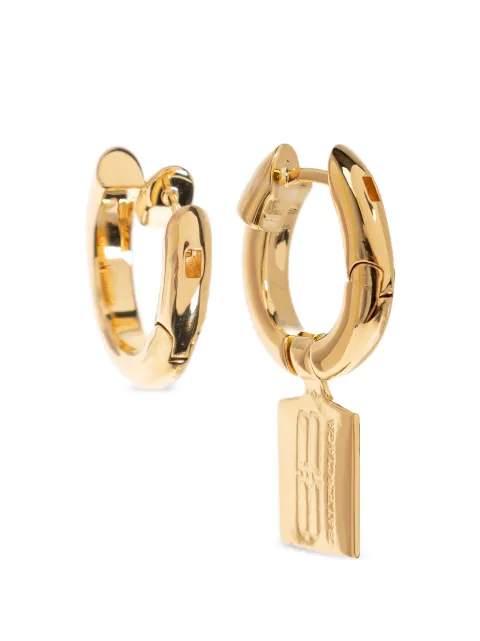 Balenciaga rectangular drop earrings Gold 856279TZ77G