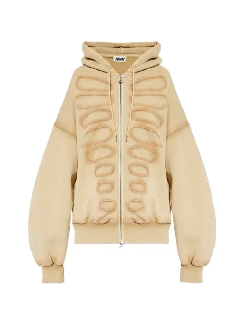 AVAVAV hooded zip sweater Neutrals S26N1036