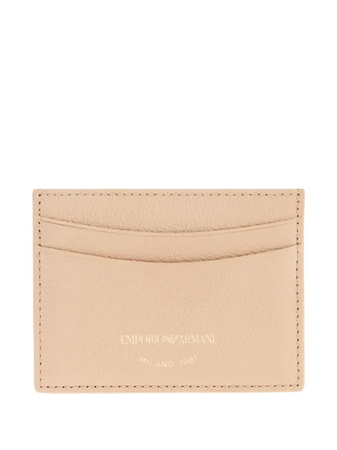 Emporio Armani logo-detail cardholder Neutrals EW003033AF19568