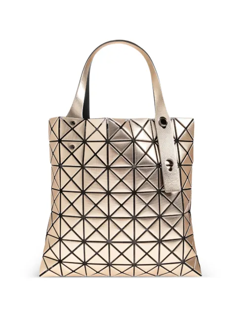 Bao Bao Issey Miyake Platinum geometric-panels tote bag Gold BB66AG141