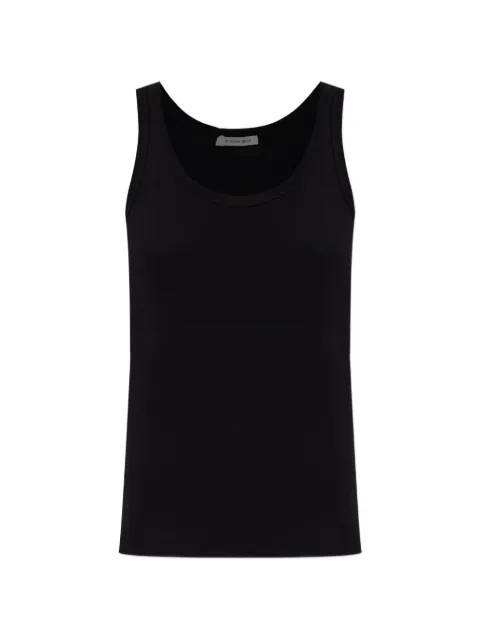 By Malene Birger Dali logo-embroidered tank top Black 104007