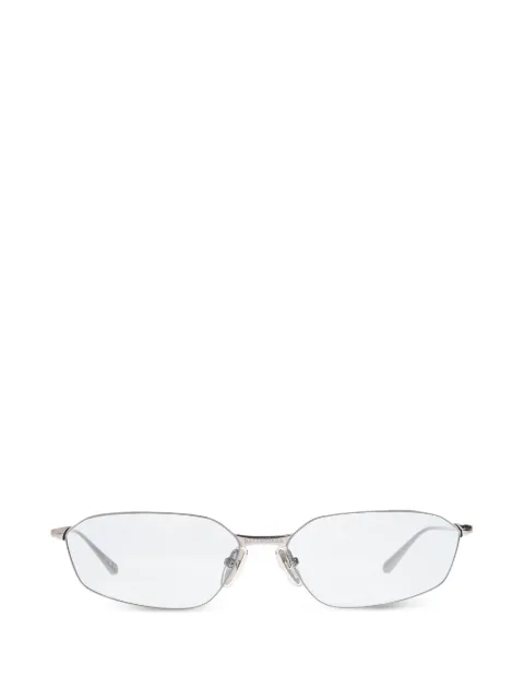 Balenciaga Eyewear Invisible 2.0 oval-frame sunglasses Silver 812822T0005