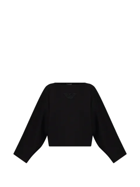 Emporio Armani logo sweatshirt Black EW003182AF10002