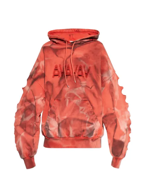 AVAVAV laser cut logo hoodie Orange S26N1035