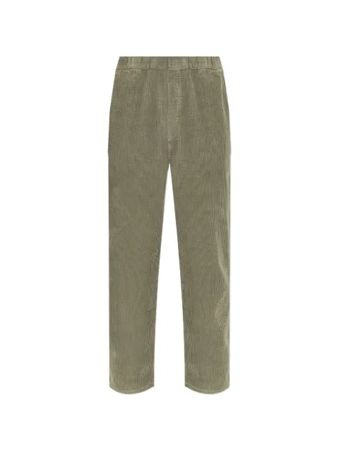 American Vintage corduroy straight-leg trousers Green MPADO10AE26