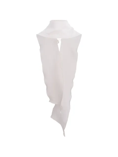 MANURÍ donna silk scarf White MRSS26SKEL9ACC48