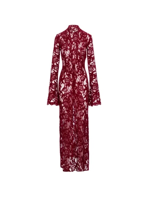 MANURÍ Sally maxi dress Red MRFW24DR9VIPL07
