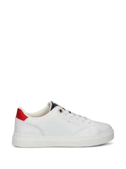 Tommy Hilfiger logo leather sneakers White FW0FW09105