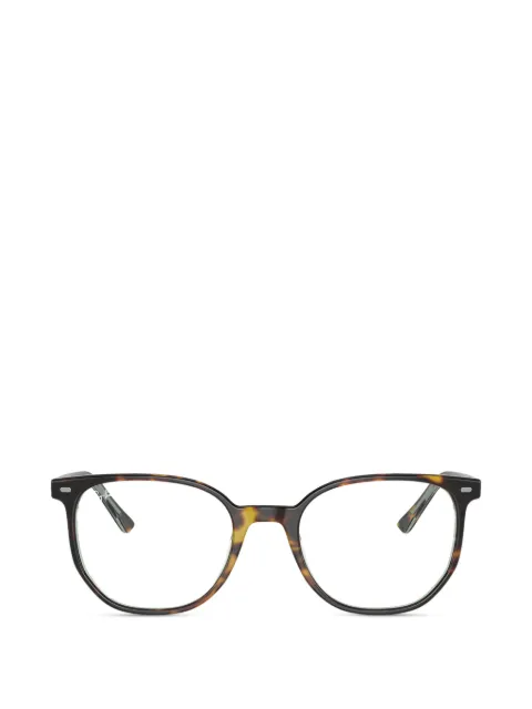 Ray-Ban Elliot round-frame glasses Brown RB5397
