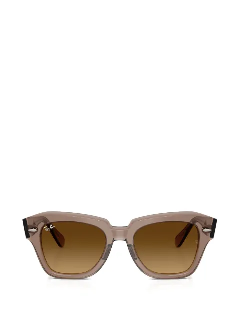 Ray-Ban State Street browline sunglasses Brown RB2186