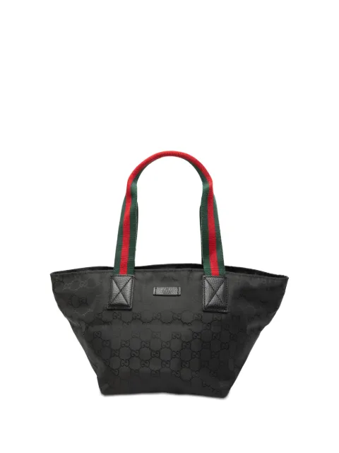 Gucci Pre-Owned 2000-2015 GG Nylon Web tote bag Black J9XNIDO4WD33AQJY