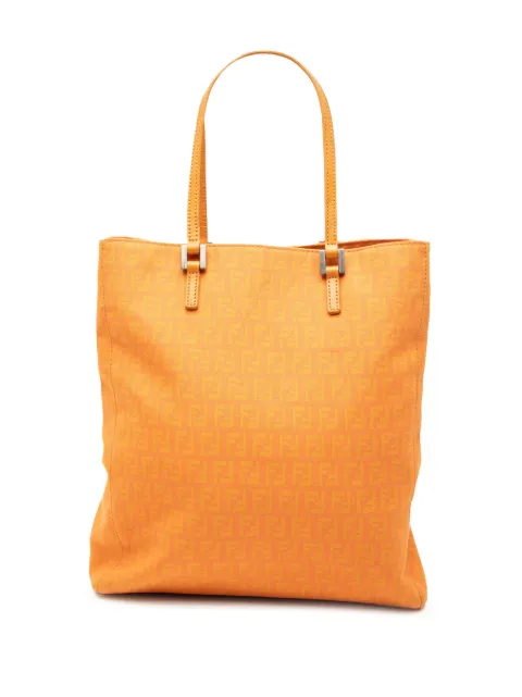 Fendi Pre-Owned 2000-2010 Zucchino Canvas tote bag Orange OAYS39DU56ZPW6SS