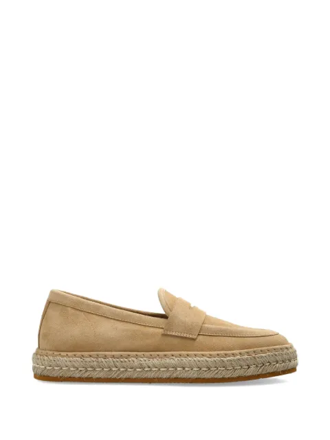 Giorgio Armani suede espadrilles Neutrals X2A408XF686