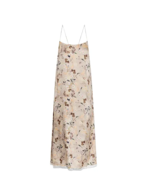 MUNTHE Barika midi dress Neutrals 261131126123