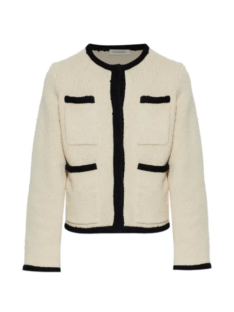 By Malene Birger Rikko front-pocket cardigan Neutrals 103828