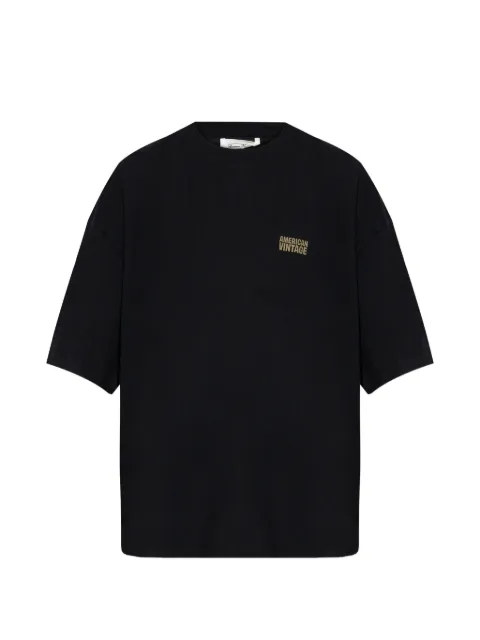 American Vintage crew neck T-shirt Black MGIX02AE26