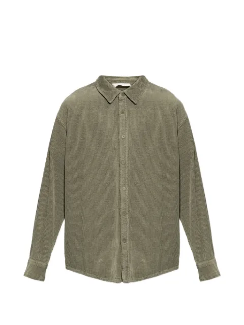 American Vintage Padow corduroy shirt Green MPADO06AE26