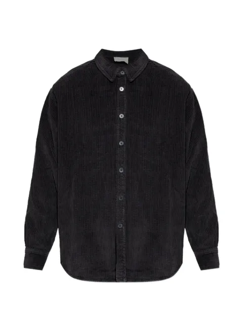 American Vintage Padow button-corduroy shirt Black MPADO06AE26