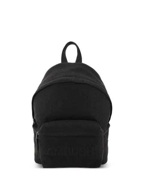 AMBUSH embossed-logo backpack Black BMNB002F21FAB0011072