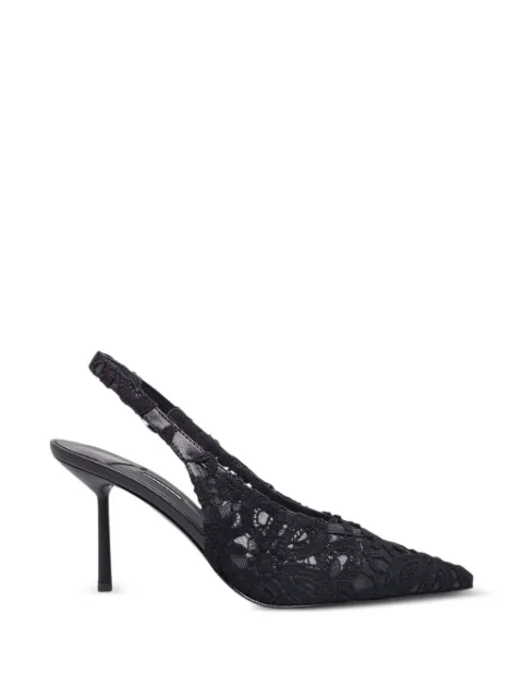 Le Silla lace slingback pumps Black 4179F080BXPPNEM