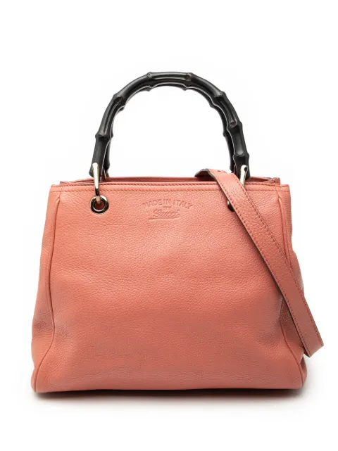 Gucci Pre-Owned 2000-2015 Small Calfskin Bamboo Shopper satchel Pink 8X7AJQVAMHH72Z4C