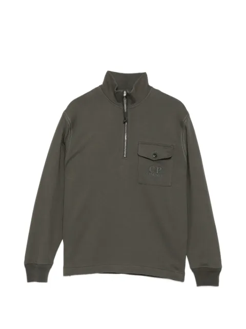 C.P. Company diagonal raised sweatshirt Green 20CMSS026A005086W921