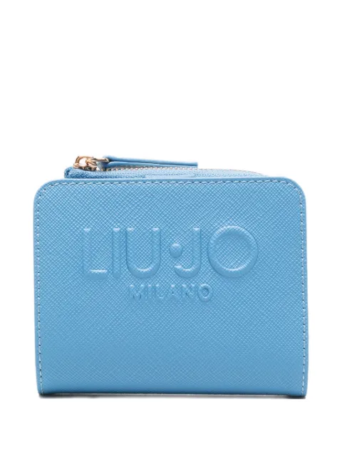LIU JO embossed wallet Blue AA6193ES02974139