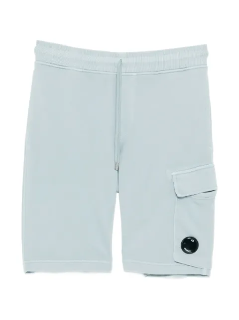 C.P. Company cotton diagonal shorts Blue 20CMSB741A110044R809