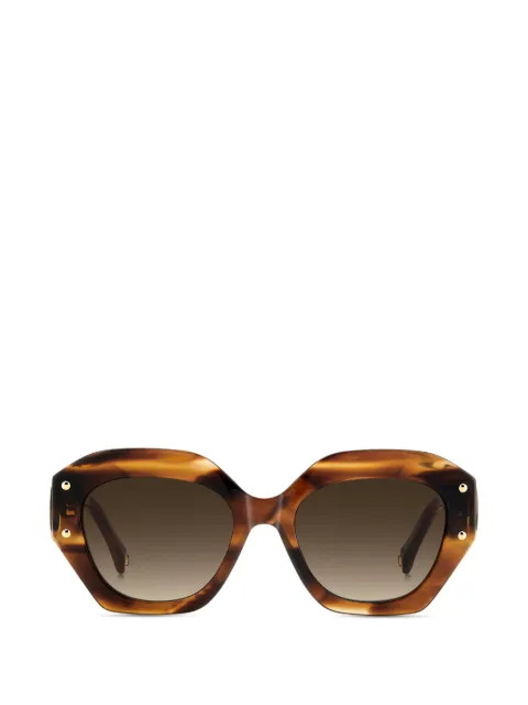 Carolina Herrera geometric-frame sunglasses Brown HER0365S