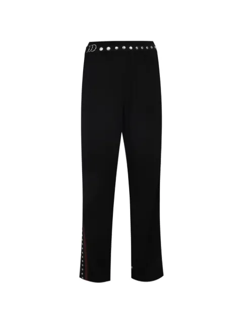 Nafsika Skourti heavy metal drawstring black trousers Black RS26TRS01