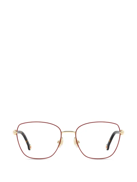 Carolina Herrera logo-detail glasses Red HER0383