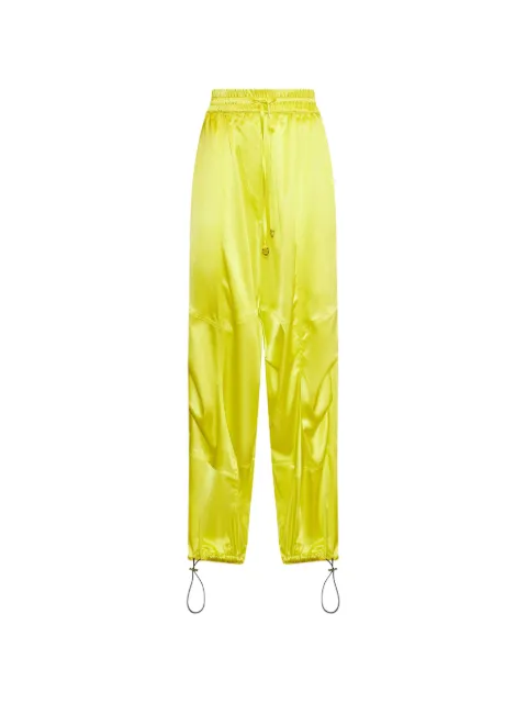 John Richmond drawstring panelled track pants Yellow RWP26040PA