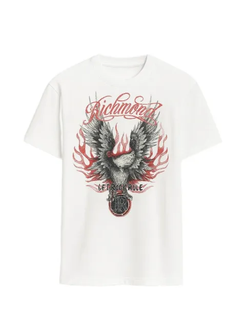 John Richmond graphic-print T-shirt White RMP26299TS
