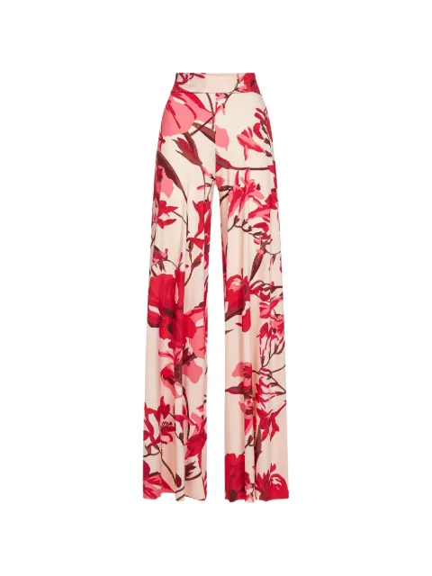 CHIARA BONI La Petite Robe floral-print high-waisted trousers Red PASKYLA20SPLSTSTS744V1