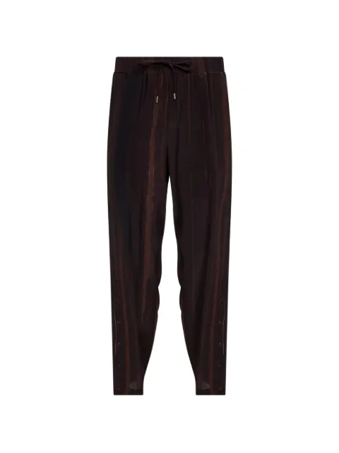 Costumein drawstring tapered trousers Brown PAJABOTCVKALUTRAPEZIOK101