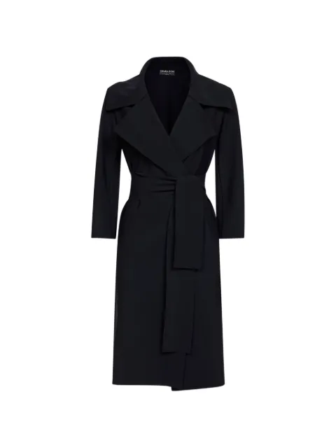 CHIARA BONI La Petite Robe belted trench coat Blue CASAVE19IB