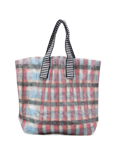 Épice Kanpur plaid tote bag Red KANPURS2602