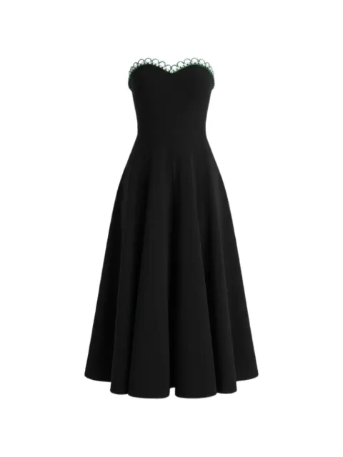 Nafsika Skourti Leo Cinderella crystal-embellished dress Black DRSS10NOOS