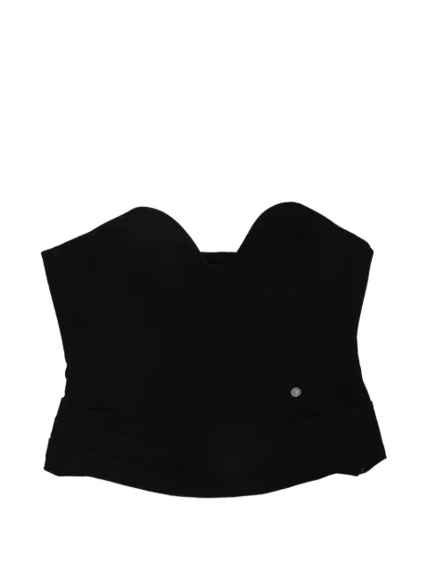 Nafsika Skourti Cute Intentions strapless top Black RS26TOPS01CUTE