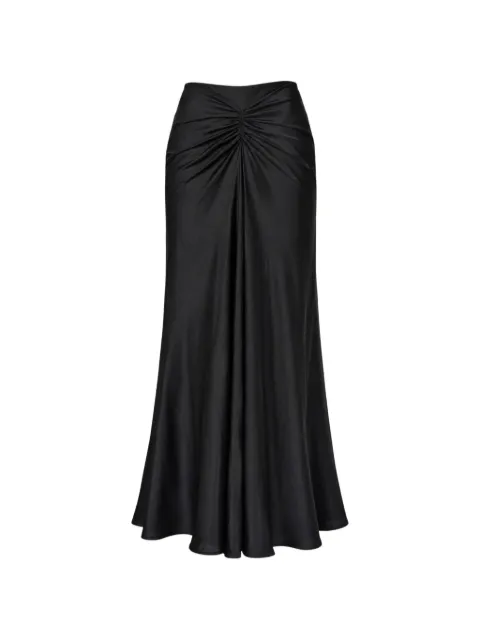 Nafsika Skourti Selma gathered skirt Black RS26SKT01SELMA