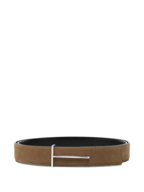 TOM FORD t-buckle belt Brown TB330LCL504S
