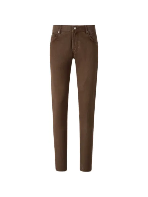 Marco Pescarolo five-pocket-style jeans Brown NERANO15323