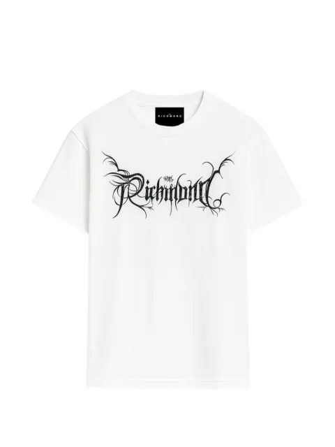 John Richmond logo-print T-shirt White RMP26300TS