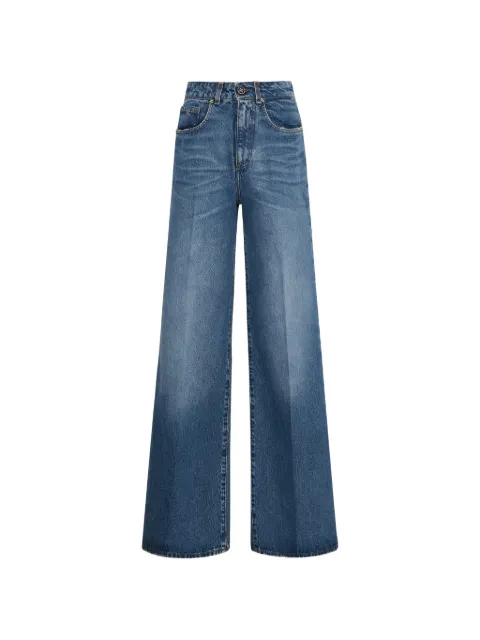 John Richmond wide-leg cotton jeans Blue RWP26054JE